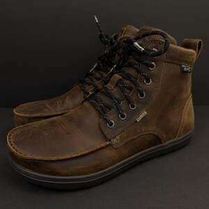 Lems Boulder Boot Grip Waterproof Dakota Brown Leather Mens 10 Womens 11.5